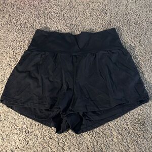 HALARA Women's High-Waisted Black Shorts